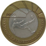 Kovanec za 500 SIT - Nogometno prvenstvo 2002