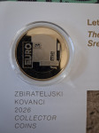PROOF zbirateljski kovanec 3 € 2026 Leto pesnika Srečka Kosovela