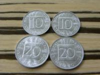 Slovenija 10 in 20 stotinov 1992/93 UNC