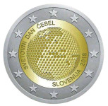 SLOVENIJA 2 EURO SVETOVNI DAN ČEBEL 2018   ROLICA