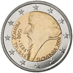 SLOVENIJA 2008 - 2 € PRIMOŽ TRUBAR