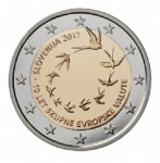 SLOVENIJA 2017 - 2 €  10 LET EVRA V SLOVENIJI