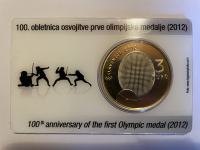 Slovenija 3€ 2012-Prva olimpijska medalja