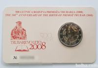 Slovenija numizmatična kartica za 2eur 2008