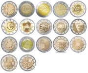 Slovenski 2€ spominski kovanci iz obtoka