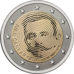Spominski kovanec 2 € PROOF - Ivan Cankar