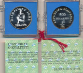 Srebrnik Olimpijske igre  500 Tolar 1996