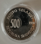 SREBRNIK 500 TOLARJEV 1991