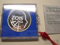 SREBRNIK SLO - ŽIGA ZOIS, 1997 - UNC