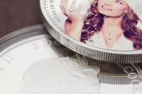 Tina Maze - Silver coin Dimond Edition