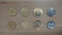 Tolarski kovanci - večja količina - razvrščeni