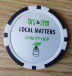 Žeton Burgers Lars & Sven Charity chip III.