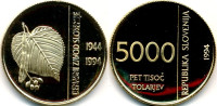 Zlatnik 5000 Tolarjev 1994 -Denarni zavod