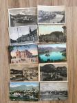 10x stare razglednice Ljubljana, Bled, Kranj, Maribor