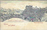 243. Razglednica: Ljubljana 1564