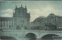 248. Razglednica: Ljubljana - Frančiškanski most