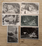 6x Mozirska koča na Golteh, Golte, razglednica, Mozirje