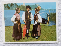 BLED SLOVENSKE NARODNE NOŠE RAZGLEDNICA RAZGLEDNICE