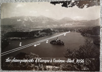 BLED VESLANJE RAZGLEDNICA - ŽIG 1956