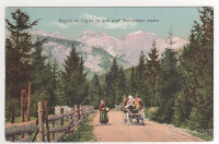 BOHINJ - Na poti proti jezeru, pogled na Triglav