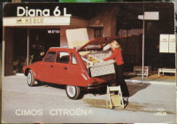 Cimos Citroen-Diana 6L,neposlana odlično ohranjena
