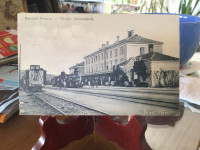 Divača-železniška postaja poslana 1911 kompletna in odlično ohranjena