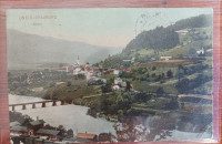 DRAVOGRAD - ŽELEZNICA, POSTAJA, LESEN MOST, 1908