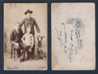 Fotografija kartonka 1894 Julius Muller Lajbach Ljubljana