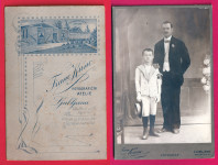 Fotografija kartonka  Ljubljana  Franc Kunc