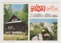 Golaki 1495m Iztokova koča 1260m