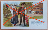 GORENJSKA NARODNA NOŠA - BLED, 1910/18