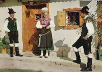 Gorenjska narodna noša neposlana in odlično ohranjena