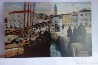 Izola, potovana razglednica 1912