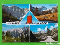 Julijske Alpe 1978 potovana razglednica