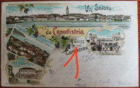KOPER - CAPODISTRIA - 2 x - LITOGRAFIJA, 1898/1909