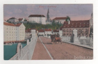 KRANJ 1918 - Kočija na mostu