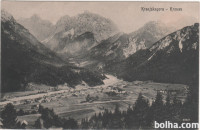 KRANJSKA GORA 1921 - Panorama na železniško postajo