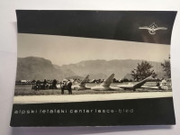 LESCE 1960 - Letalski center, fotorazglednica, redka