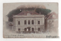 LJUBLJANA 1898 - Glavni trg z gradom, slabše ohranjena!!!