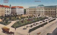 LJUBLJANA 1920 - Slovenski trg, znamka Verigar
