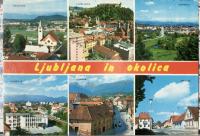 Ljubljana in okolica poslana 1974 odlično ohranjena