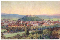 LJUBLJANA -  RAZGLEDNICA STARA ŽIG CENZURE