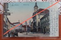 LJUBLJANA - VEČ RAZGLEDNIC, TRAMVAJ, ULICE, TRGOVINE, 1897/1910