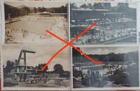 MARIBOR - KOPALIŠČE IN PORUŠEN MOST LETA 1941