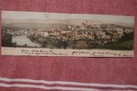 Novo mesto, dvojna razglednica iz leta 1901