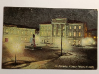 PIRAN 1913 - Tartinijev trg ponoči