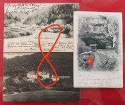 PLANINA - MLINI, JAMA Z IZVIROM, GRAD HAASBERG, 1898/1908