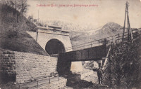 PODBRDO OB BAČI   - Tunel bohinjske železnice, foto Fr. Pavlin, čista