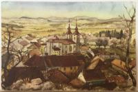 Postojna-panorama neposlana in dobro ohranjena