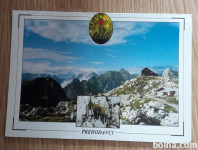 Prehodavci Zasavska koča 1990 potovana razglednica